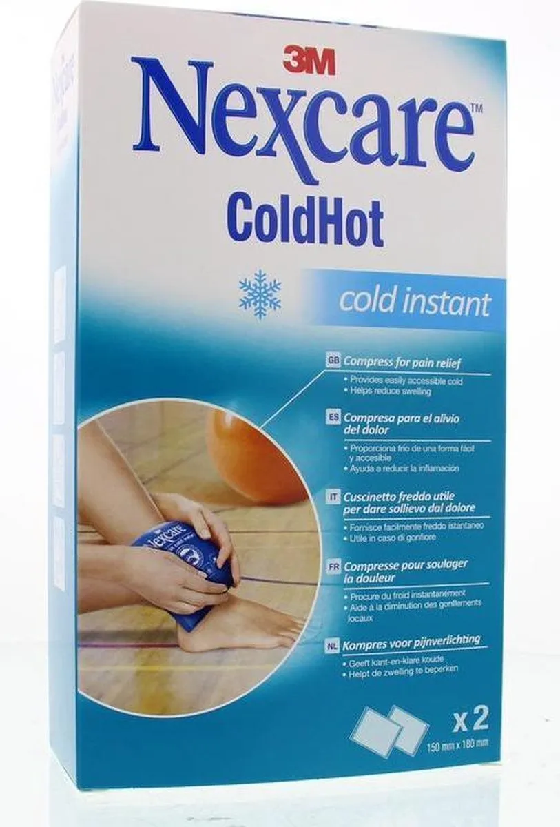 3M Nexcare ColdHot Instant Coldpack 150x180mm - Blauw
