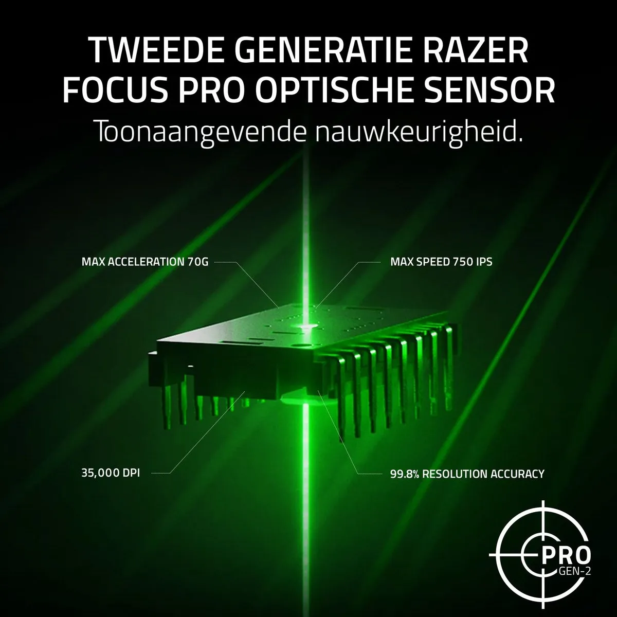 Razer Viper V3 Pro RZ01-05120100-R3G1 Draadloze Gaming Muis - 35.000 DPI