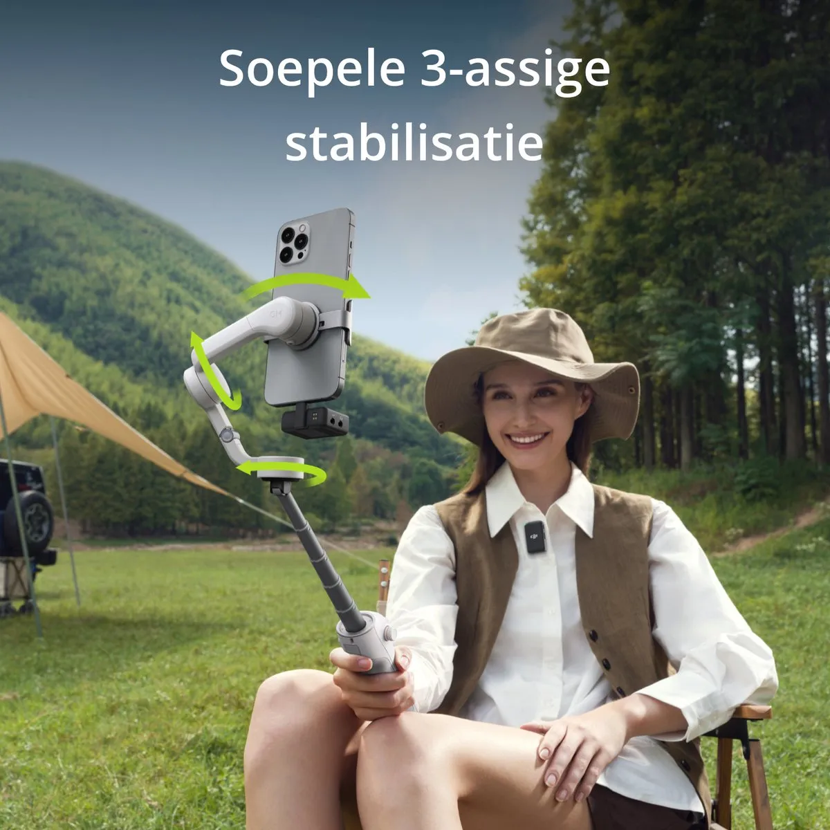 DJI Osmo Mobile 6 Gimbal - 1000mAh - Platinum Gray
