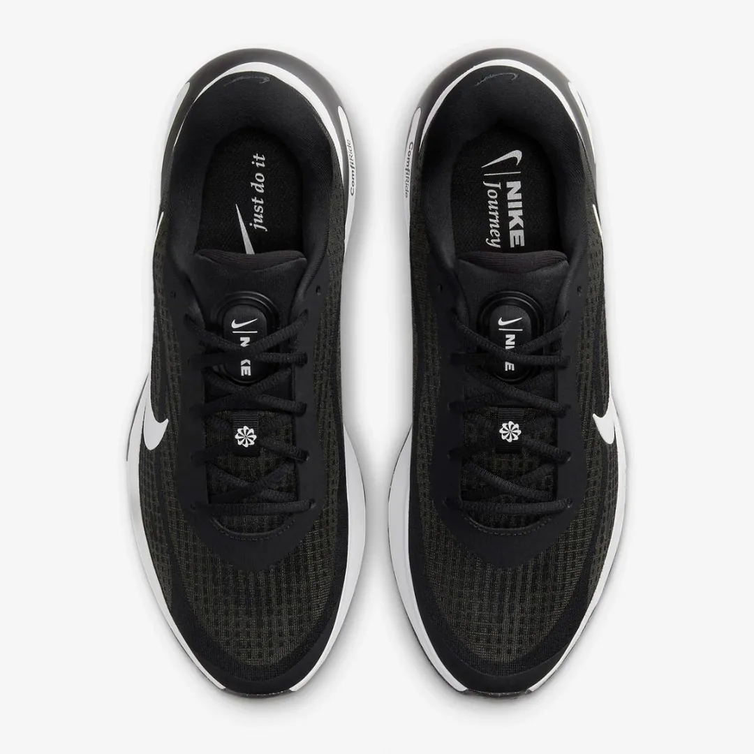 Nike Journey Run FN0228-001 Heren Hardloopschoenen - 43 - Zwart/Wit - afbeelding 6 van 6