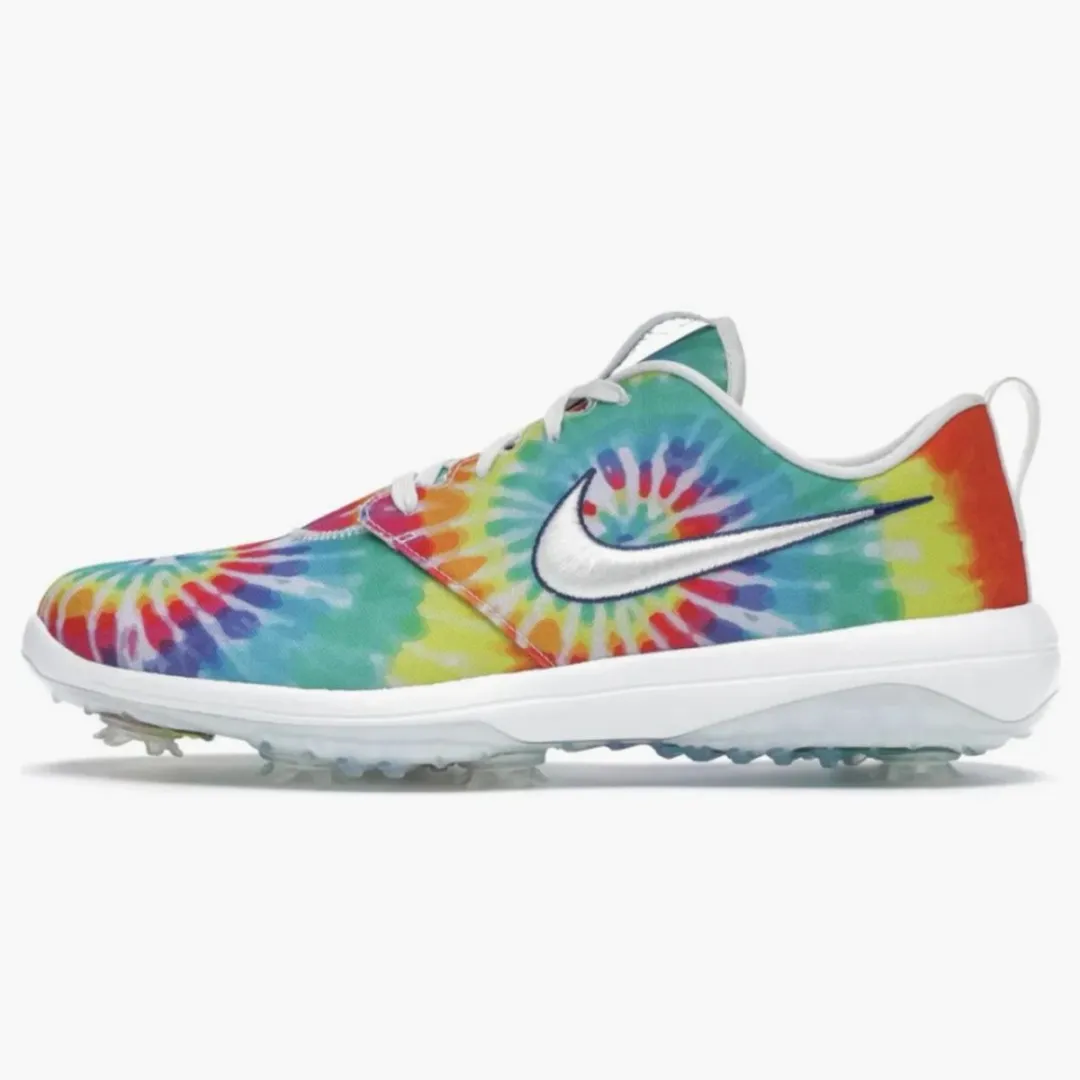 Nike Roshe Golf Tour Golfschoenen - Wit/Tiedie - Maat 40