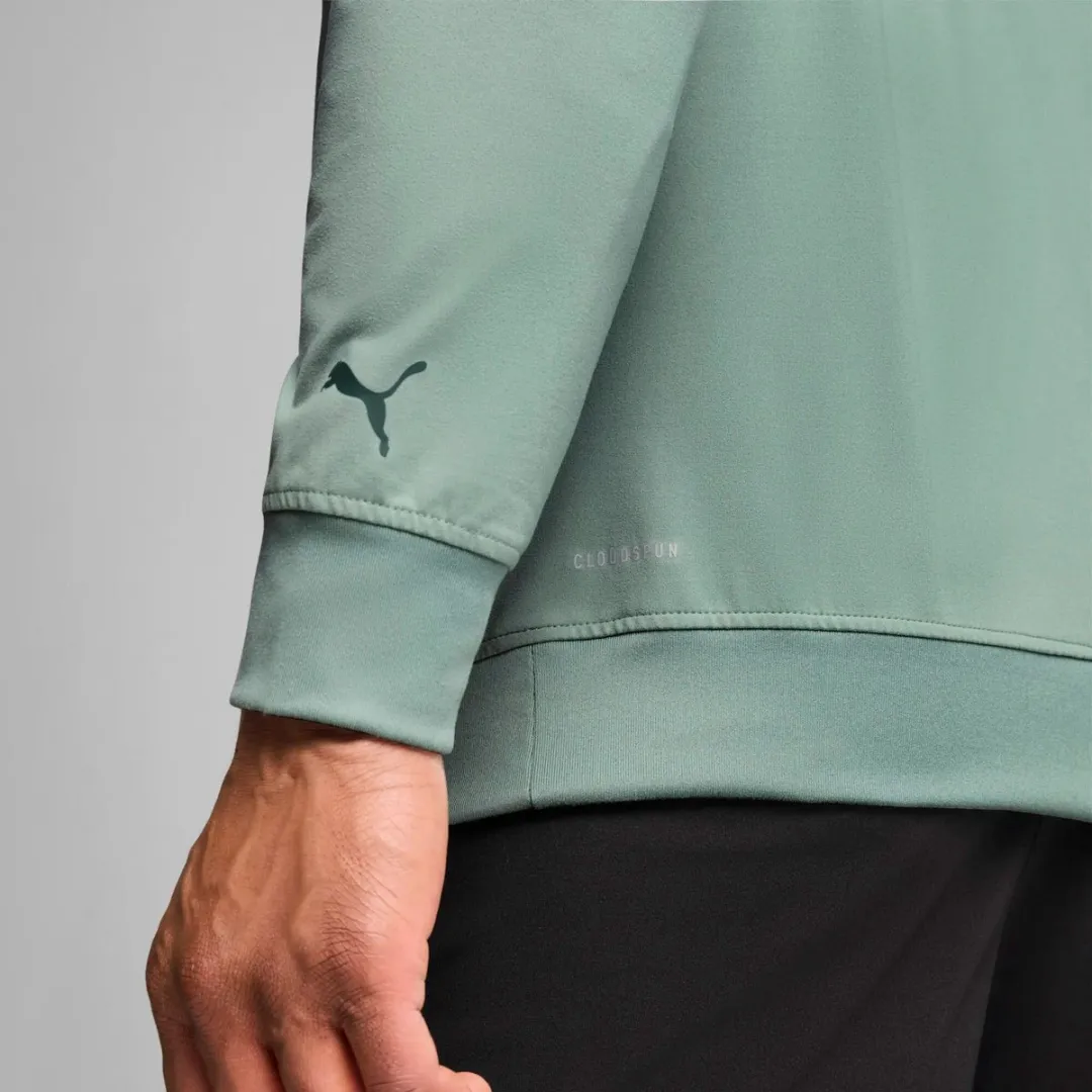 PUMA Cloudspun Branded Hoodie Heren - L - Groen