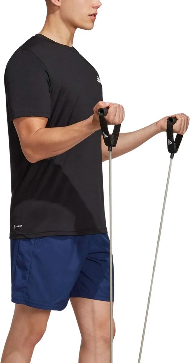 Adidas Train Essentials Stretch Shirt IC7413 - XL - Zwart