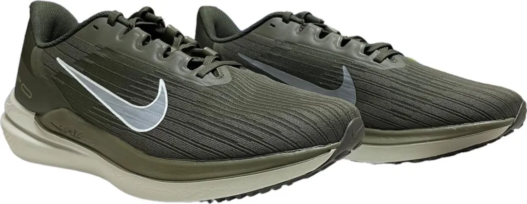 Nike Air Winflo 9 - 45.5 - Groen/Wit/Lichtblauw