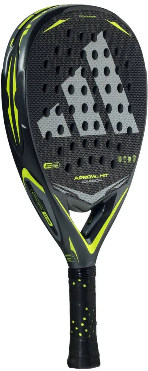 Adidas Arrow Hit Carbon 2026 Padelracket - Antraciet/Zilver