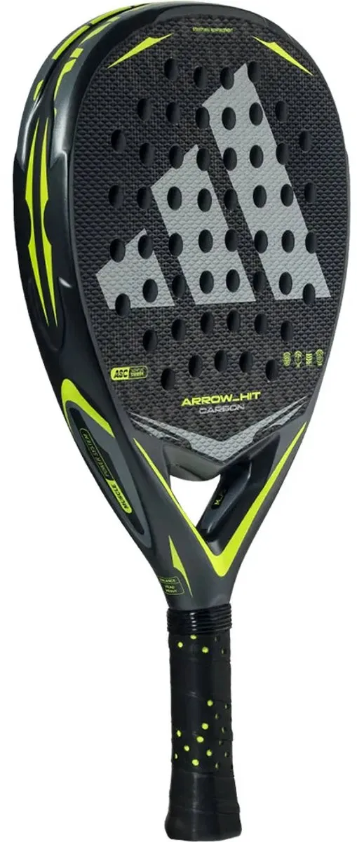 Adidas Arrow Hit Carbon 2026 Padelracket - Antraciet/Zilver