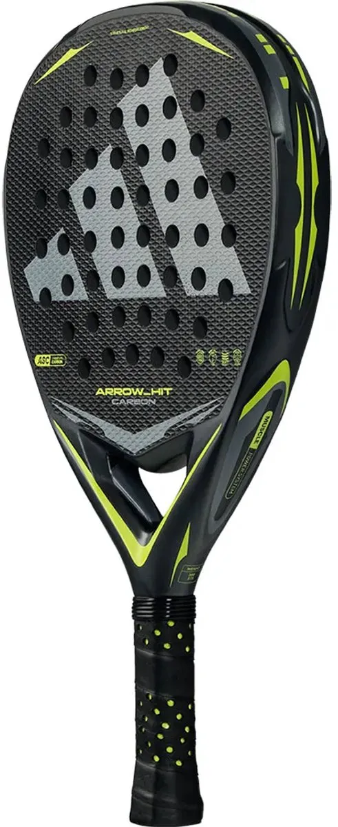 Adidas Arrow Hit Carbon 2026 Padelracket - Antraciet/Zilver