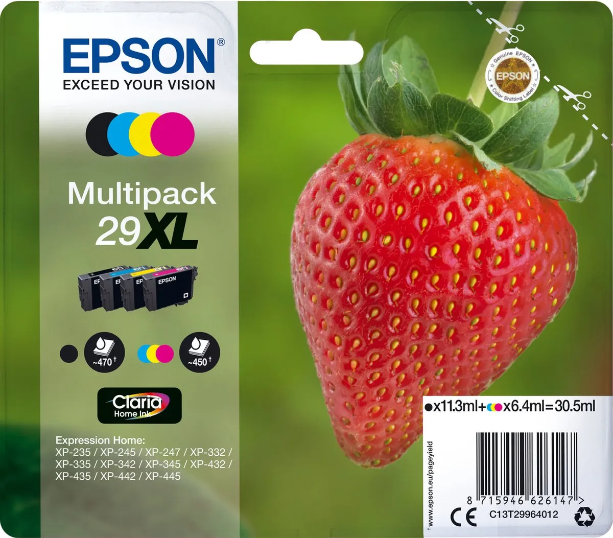 Epson 29XL Inktcartridge Multipack