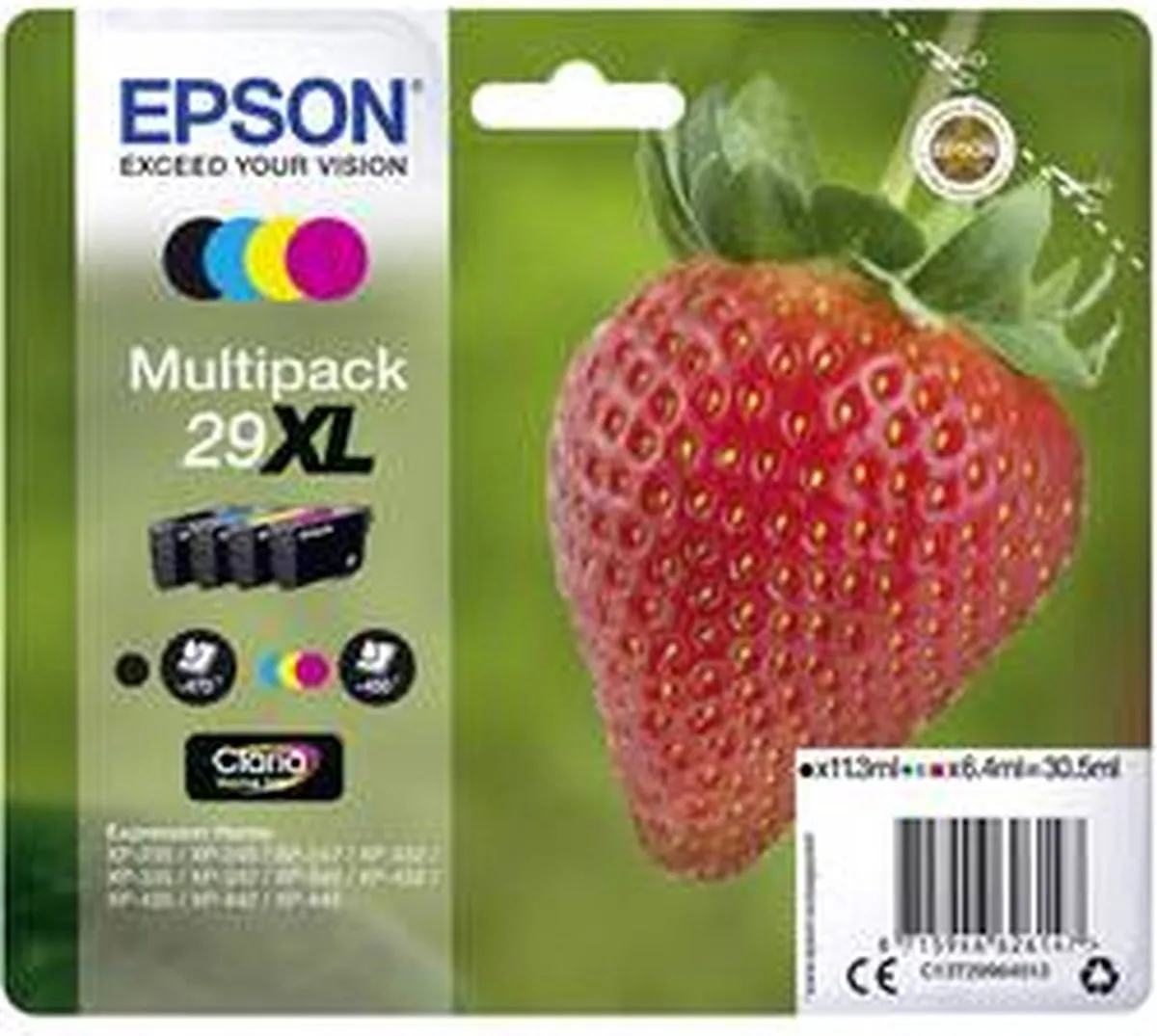 Epson 29XL Inktcartridge Multipack - 470 Pagina's