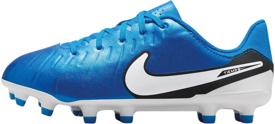 Nike Legend 10 Academy FG Voetbalschoenen 35.5 - Blauw/Wit