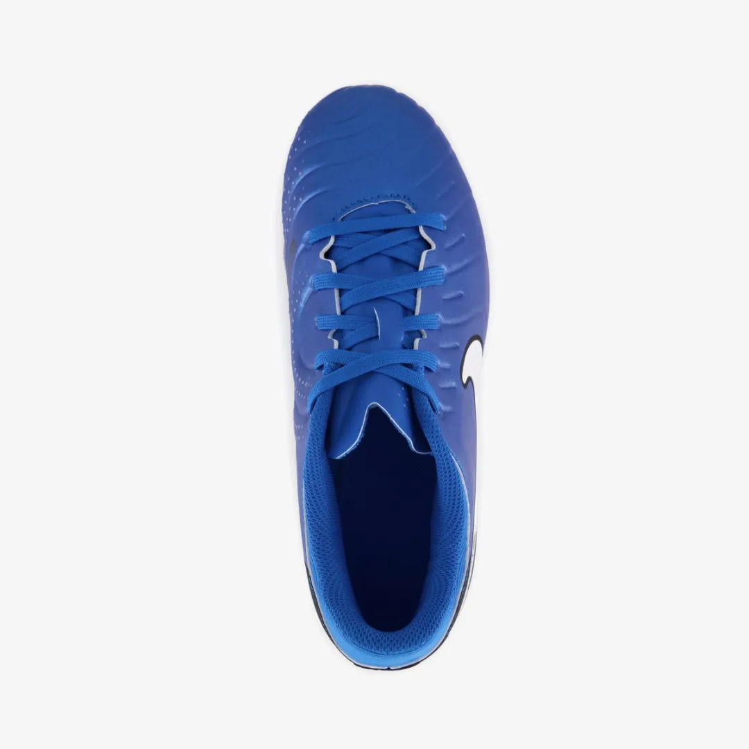 Nike Legend 10 Academy FG Voetbalschoenen 35.5 - Blauw/Wit