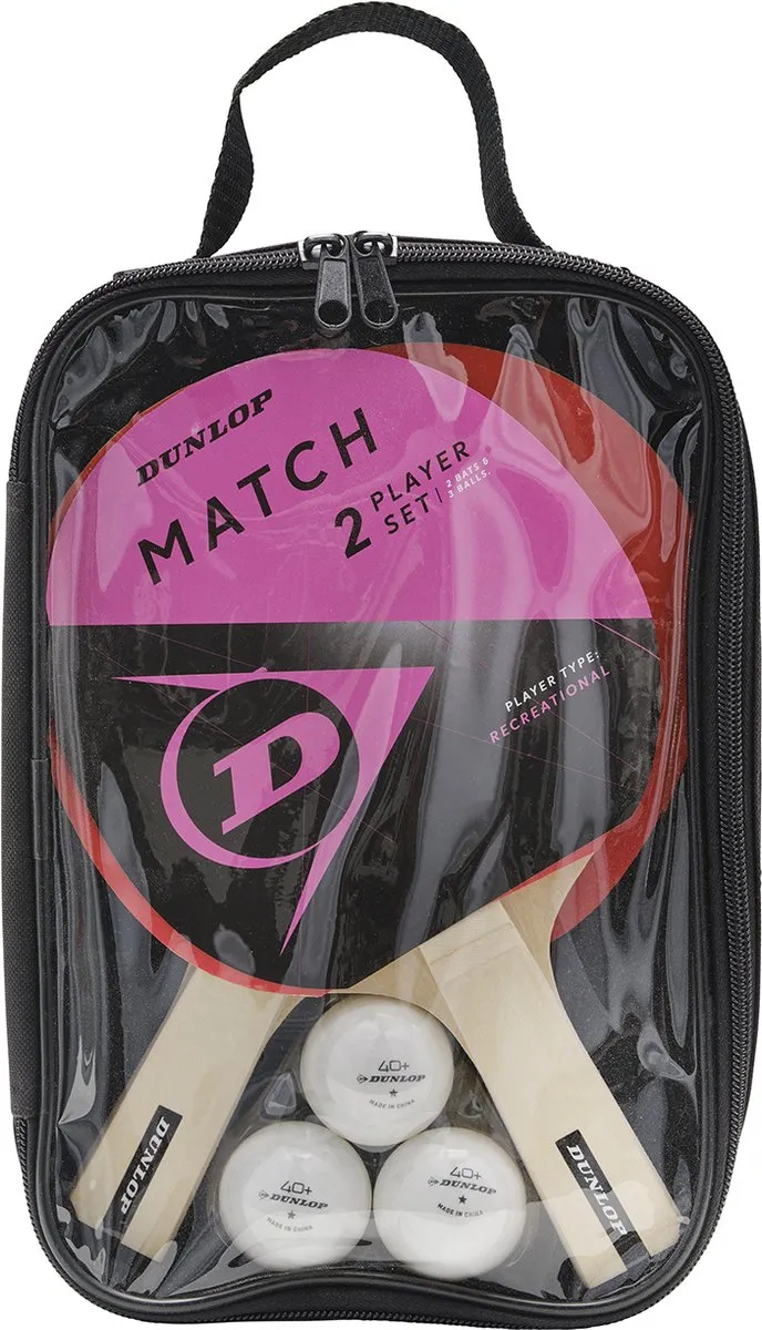 Dunlop Match 2 Player Set Tafeltennisbal