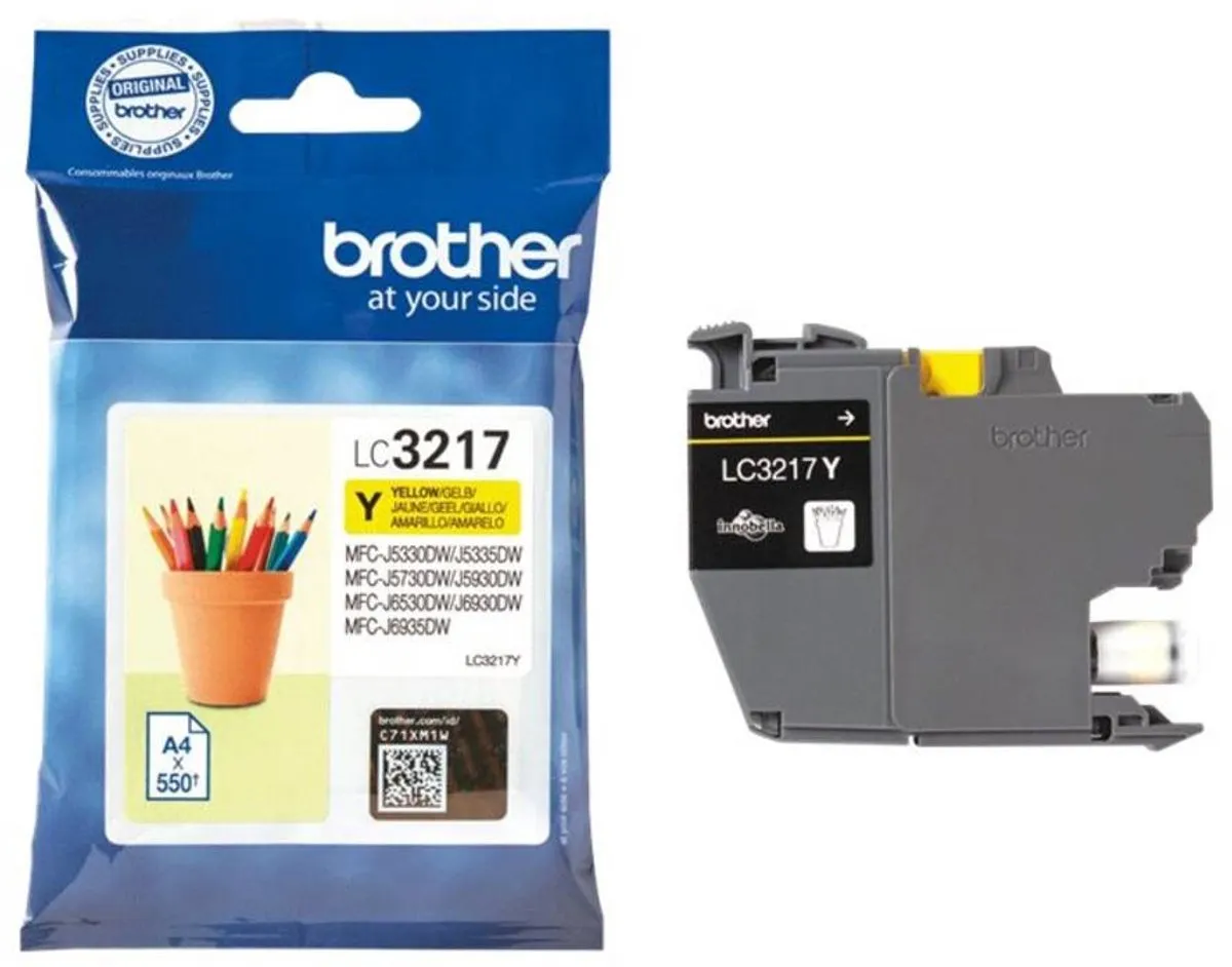 Brother LC-3217Y Inktcartridge - Geel