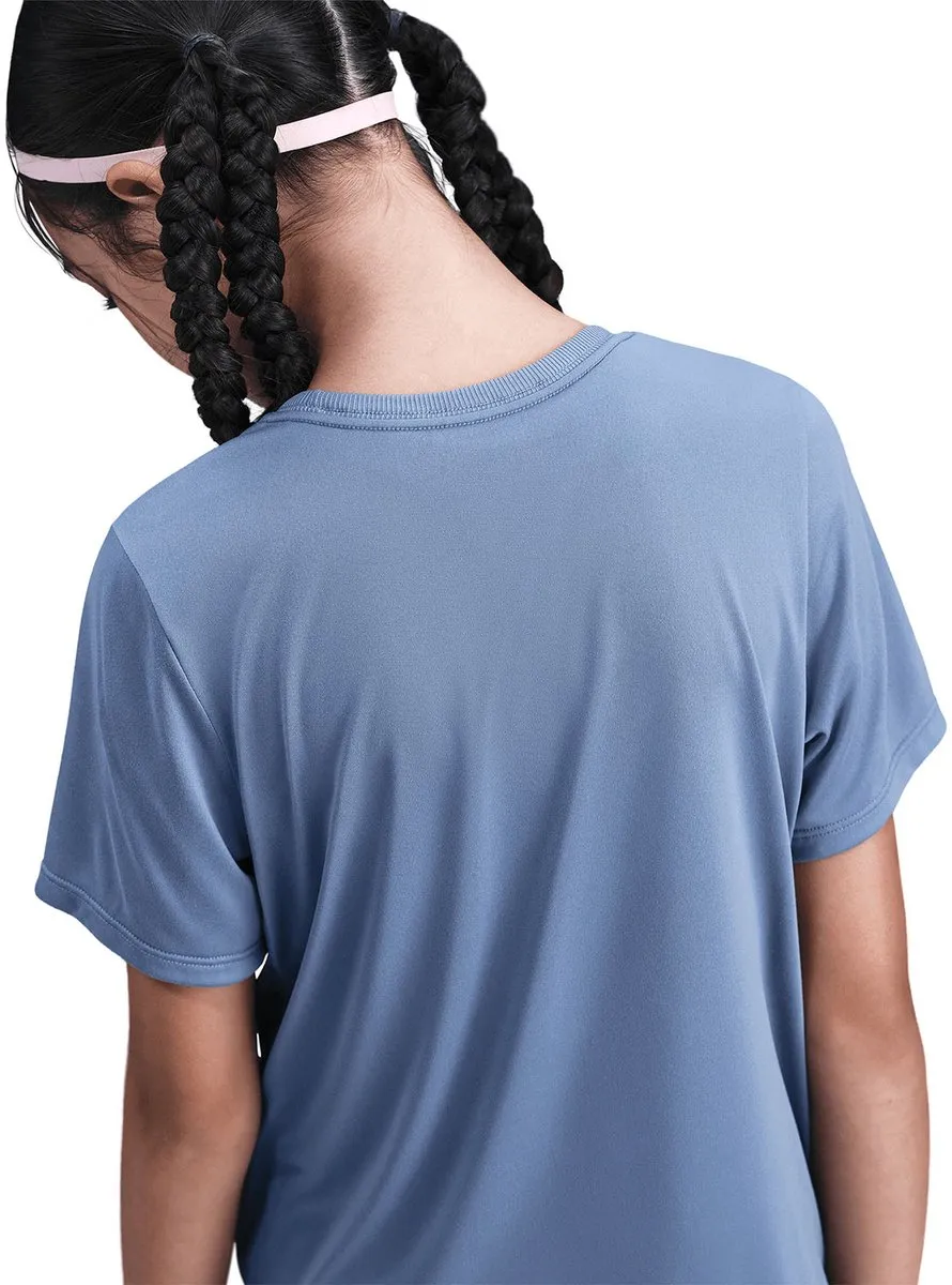 Nike Dri-FIT One T-Shirt World Indigo/Wit - Maat M