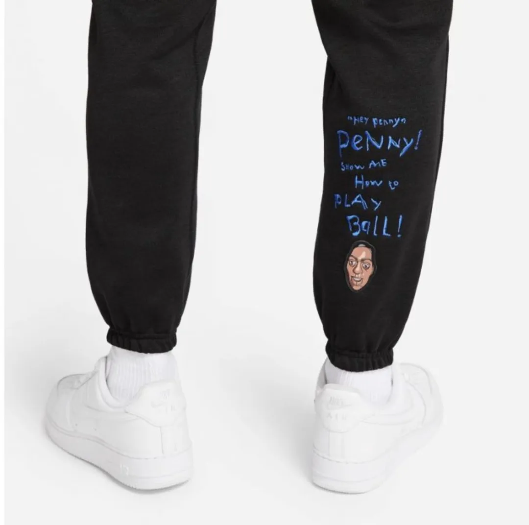 Nike Lil' Penny Premium Joggingbroek DA6755-010 - L - Blauw