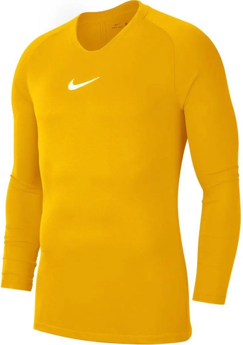 Nike Dry Park First Layer Longsleeve - Maat 152 - Geel