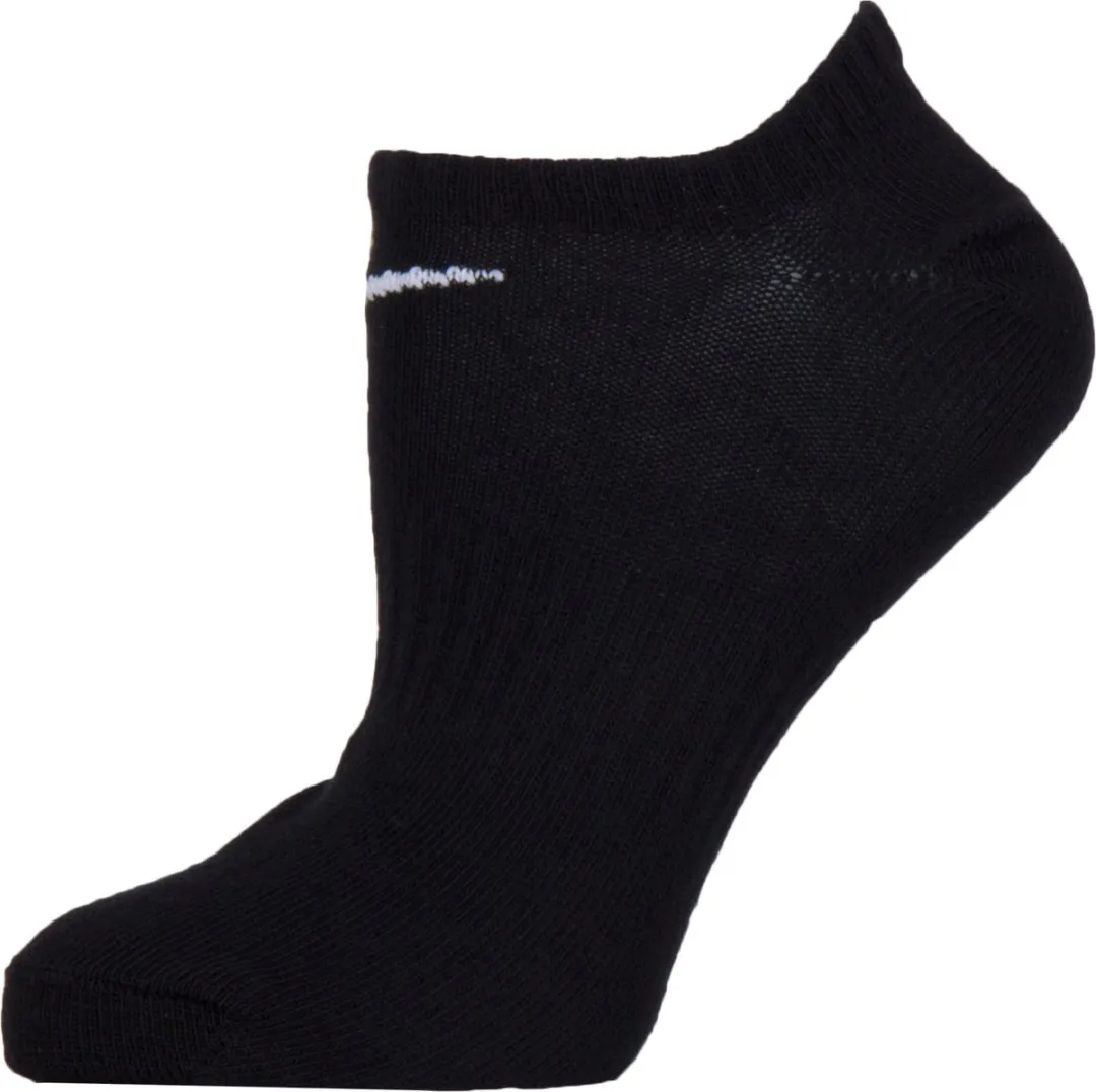 Nike Everyday Lightweight No-Show Sokken SX7679-010 - 6 Stuks - Zwart/Wit