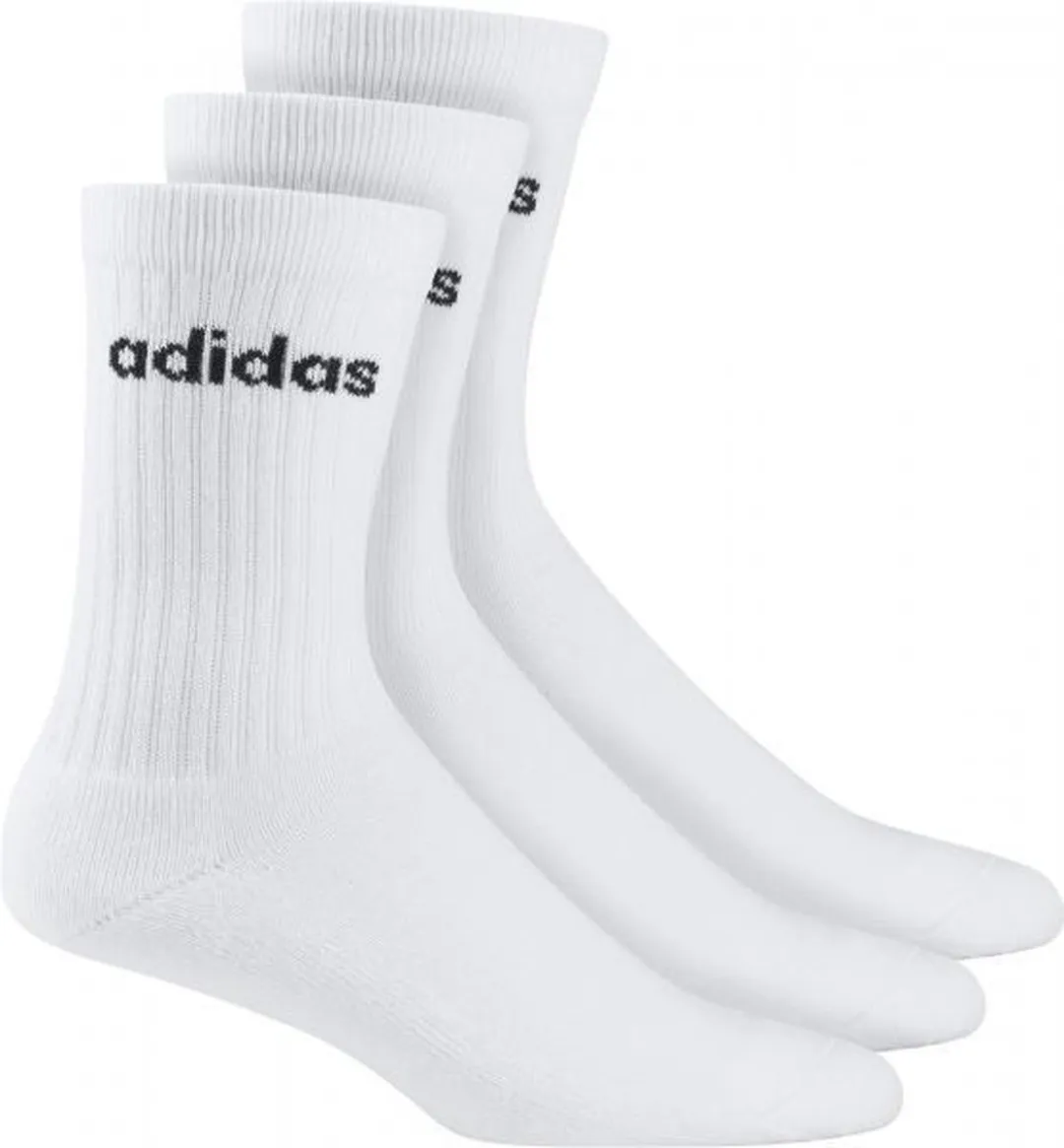 adidas Sokken GE1379 - Maat 43-45 - Unisex - Wit/Zwart