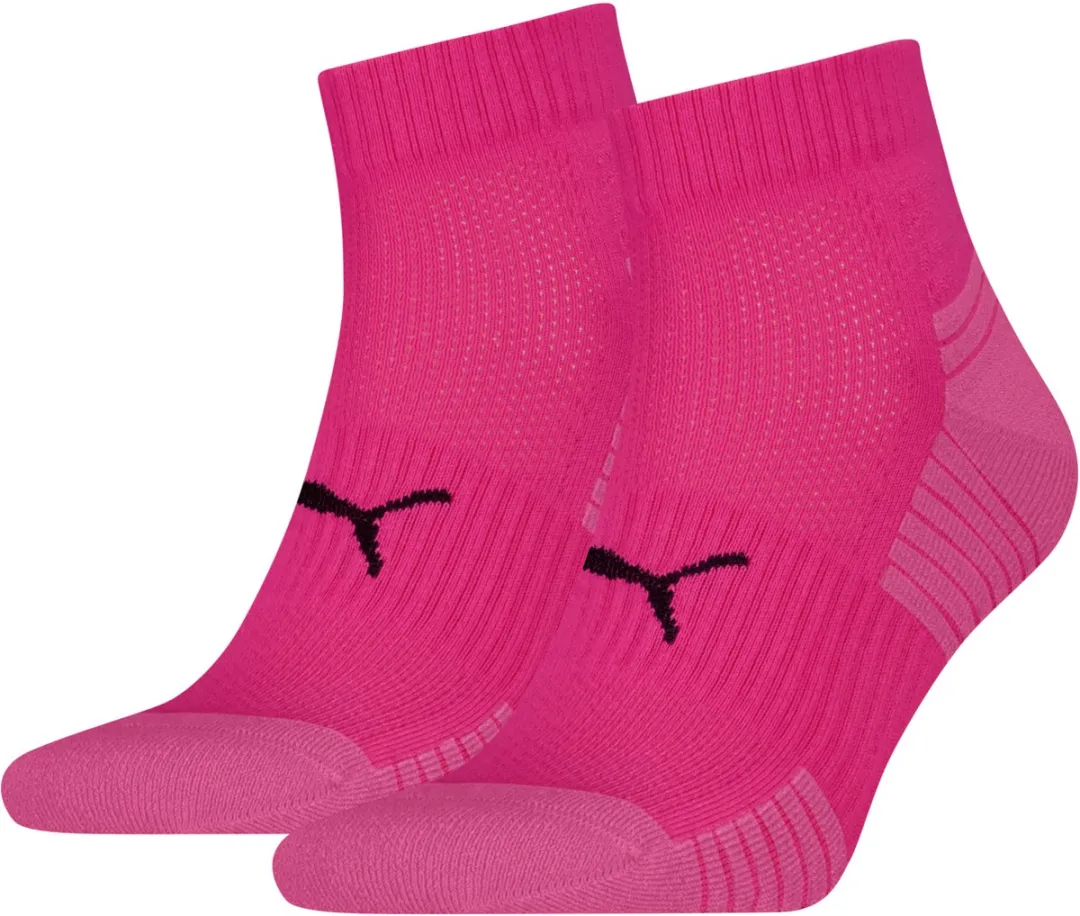 PUMA Unisex 2P Sport Quartersokken Cushioned