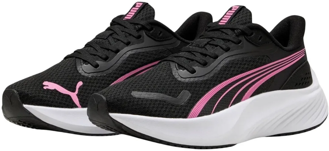 PUMA Pounce Lite Junior Hardloopschoenen 38 - Zwart-Roz