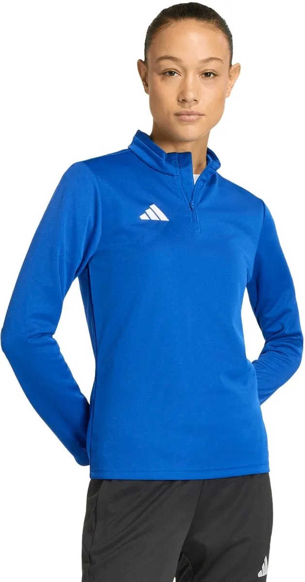 Adidas Entrada 26 Trainingssweater Dames XL - Lichtgrijs/Wit