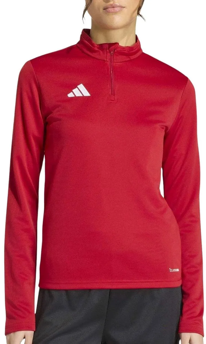 Adidas Entrada 26 Trainingssweater Dames XL - Lichtgrijs/Wit
