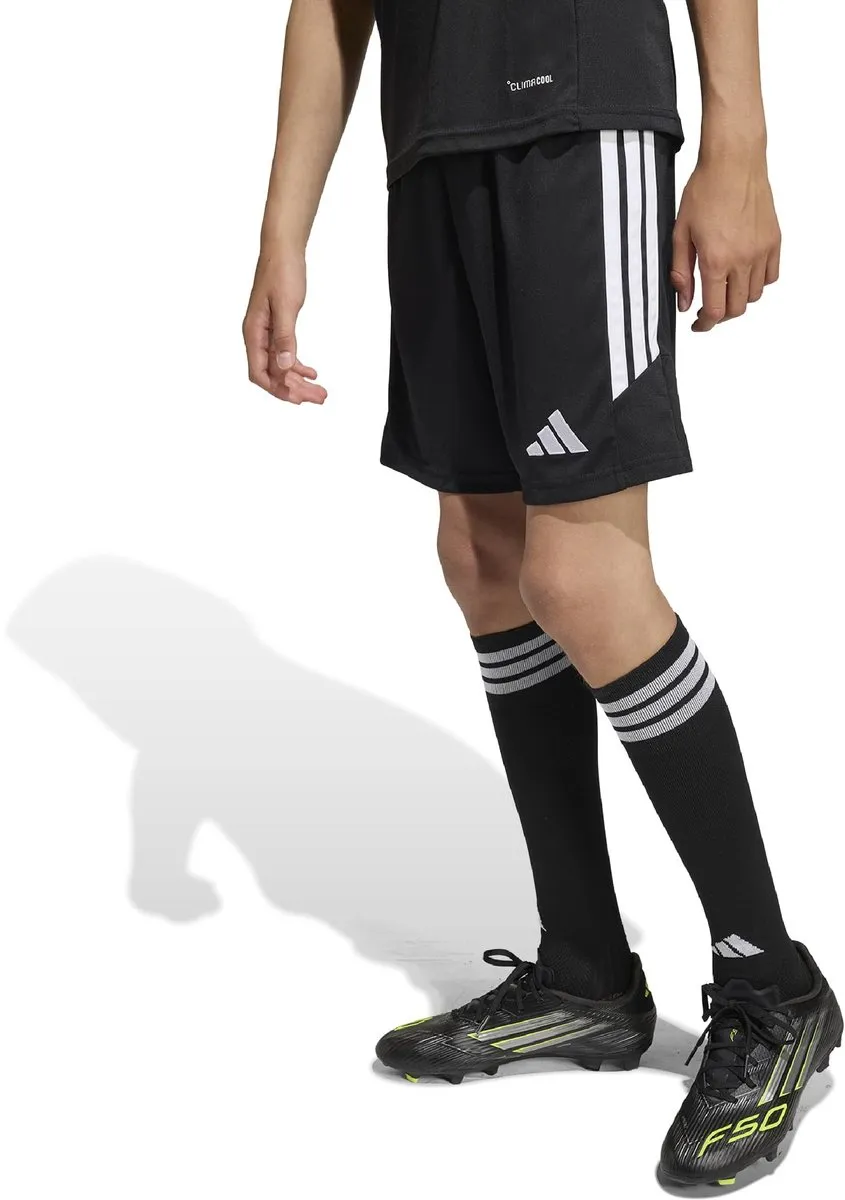 adidas Tiro26L Short Voetbal Train Jongens 128 - Zwart/Wit
