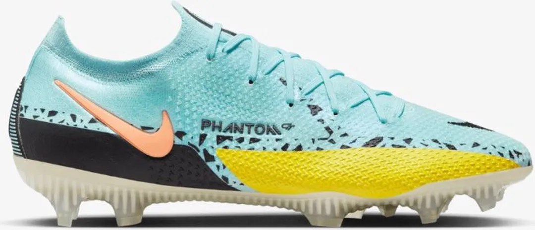 Nike Phantom GT Elite FG Voetbalschoenen - Maat 41 - Blauw/Geel