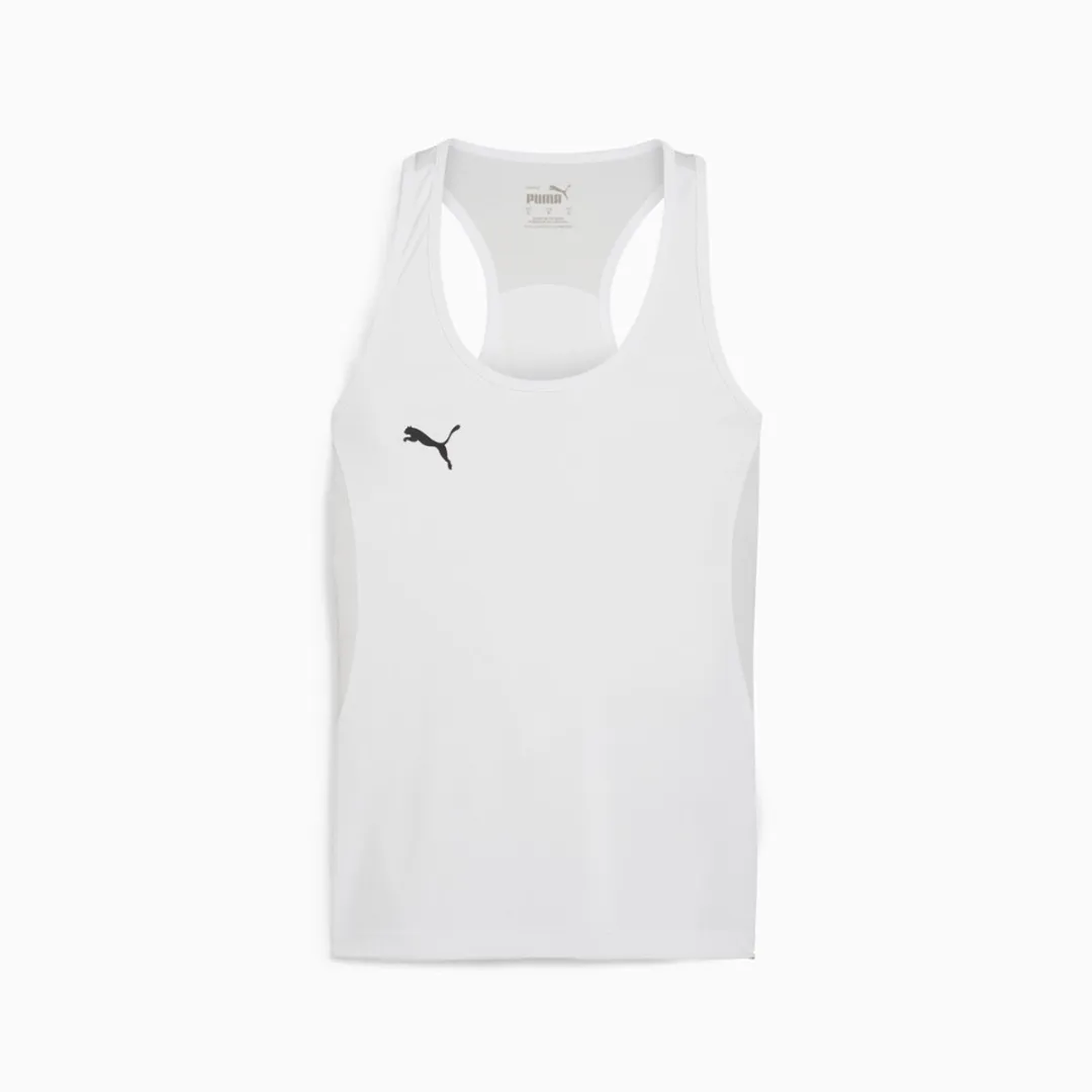 PUMA Damen TeamGoal Tanktop - XS - Wit/Zwart/Grijs
