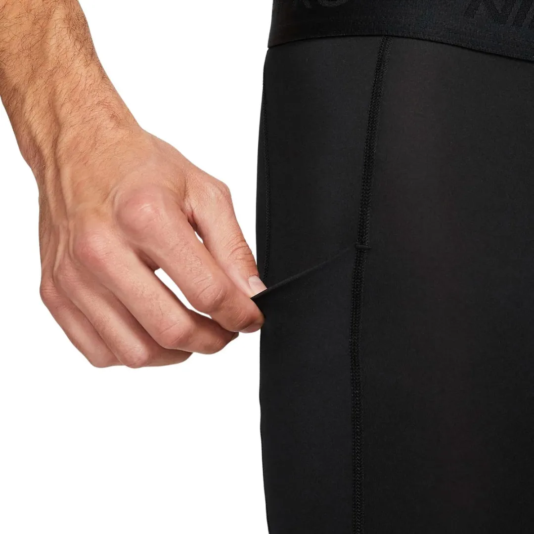 Nike Pro Dri-FIT Short Heren M - Zwart