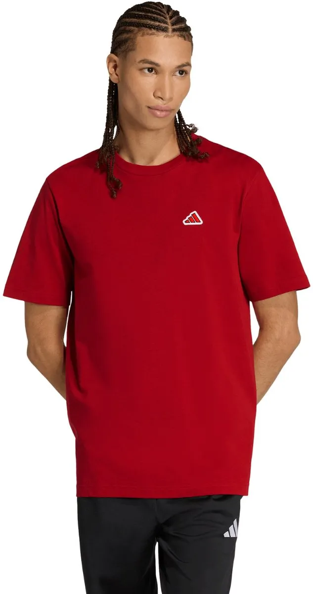 Adidas T-shirt Heren Color Icon Graphic Rood