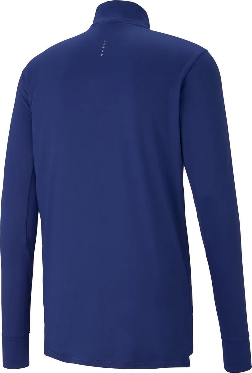 PUMA Run Favorite 1/4 Zip Sporttrui Heren - S - Blauw