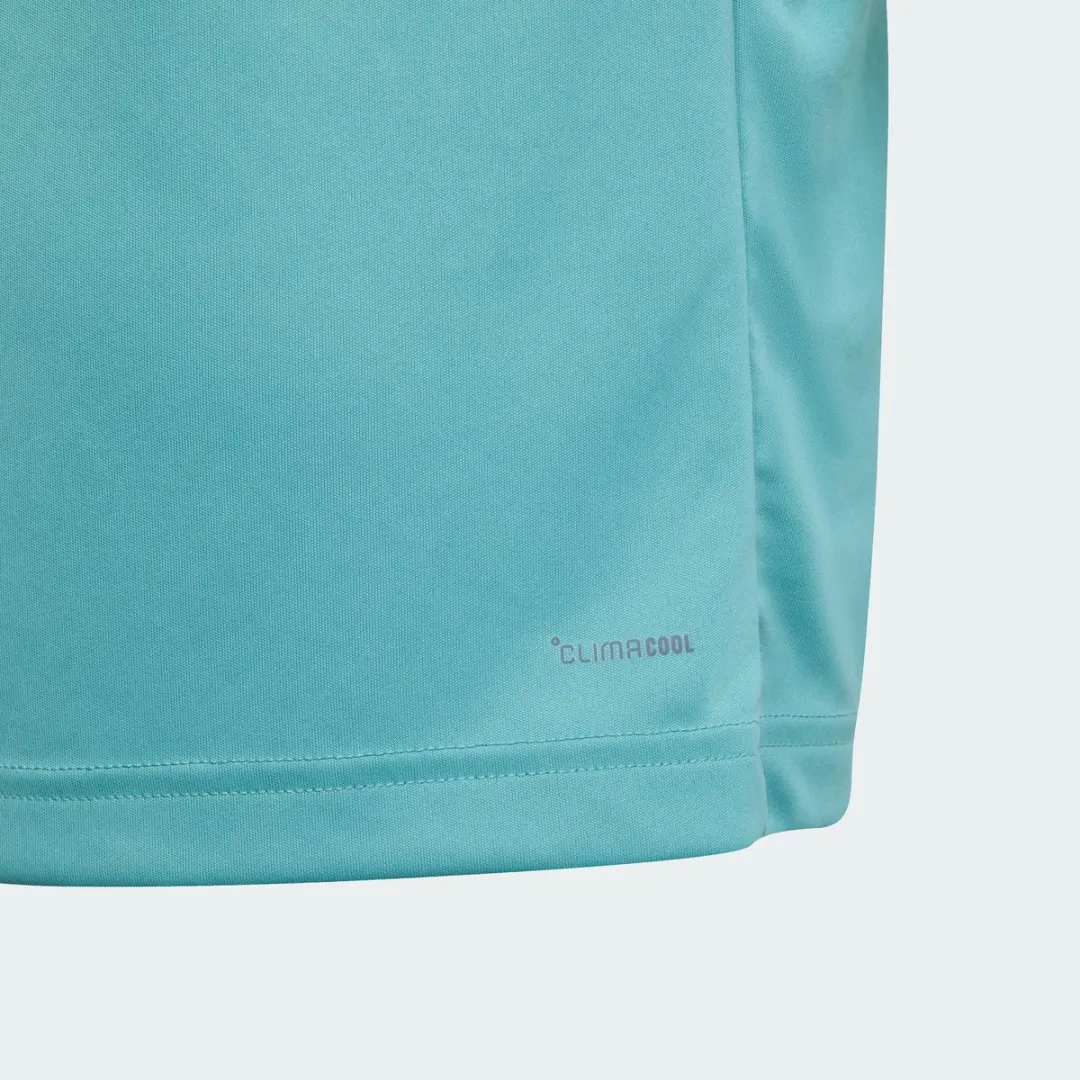 adidas Performance Club Tennis 3-Stripes T-shirt - 164 - Turquoise - afbeelding 6 van 6