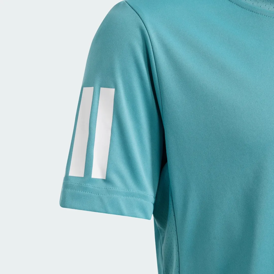 adidas Performance Club Tennis 3-Stripes T-shirt - 164 - Turquoise