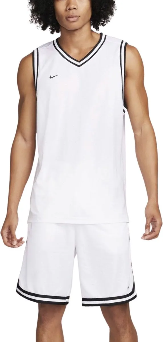 Nike DNA Tanktop Heren L - Wit/Zwart