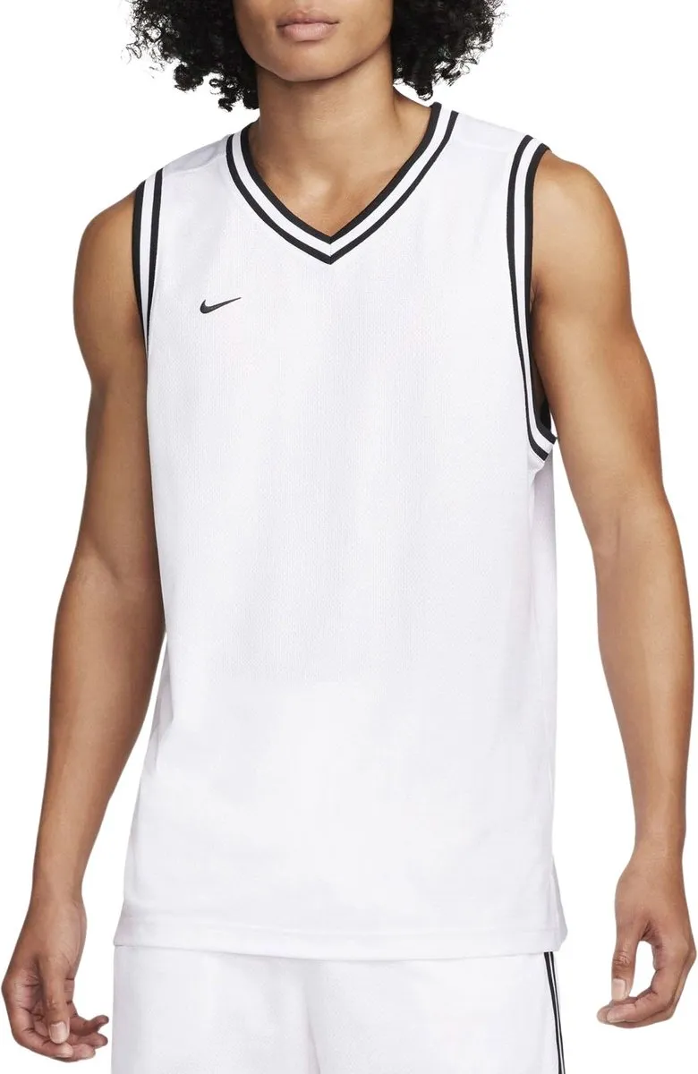 Nike DNA Tanktop Heren L - Wit/Zwart