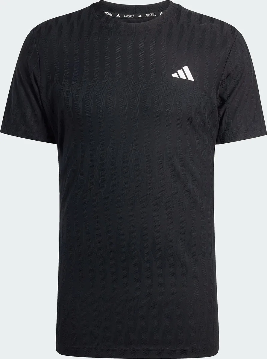 adidas Performance Tennis Climacool+ AIRCHILL FreeLift T-shirt Zwart