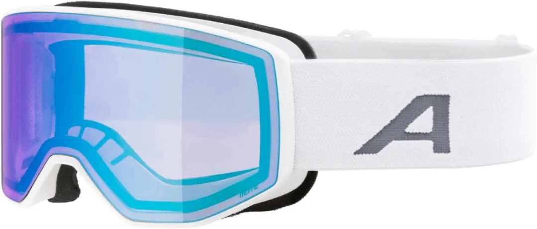 Alpina Venet Q-Lite OTG Skibril 2025 - Wit - Blauwe Lens