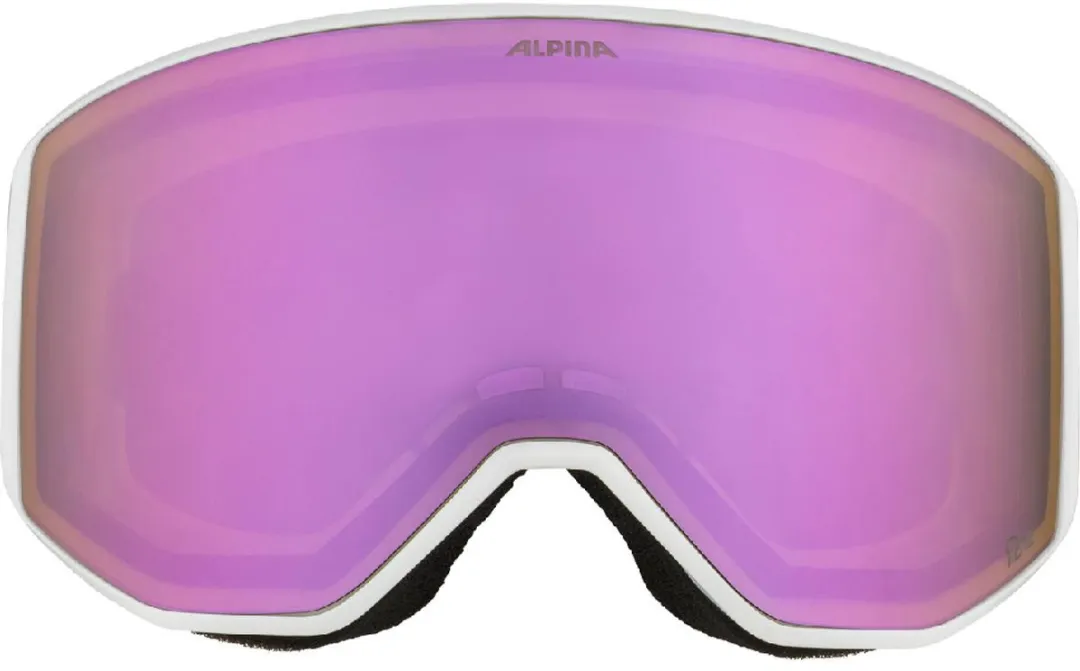 Alpina Venet Q-Lite OTG Skibril 2025 - Wit - Blauwe Lens