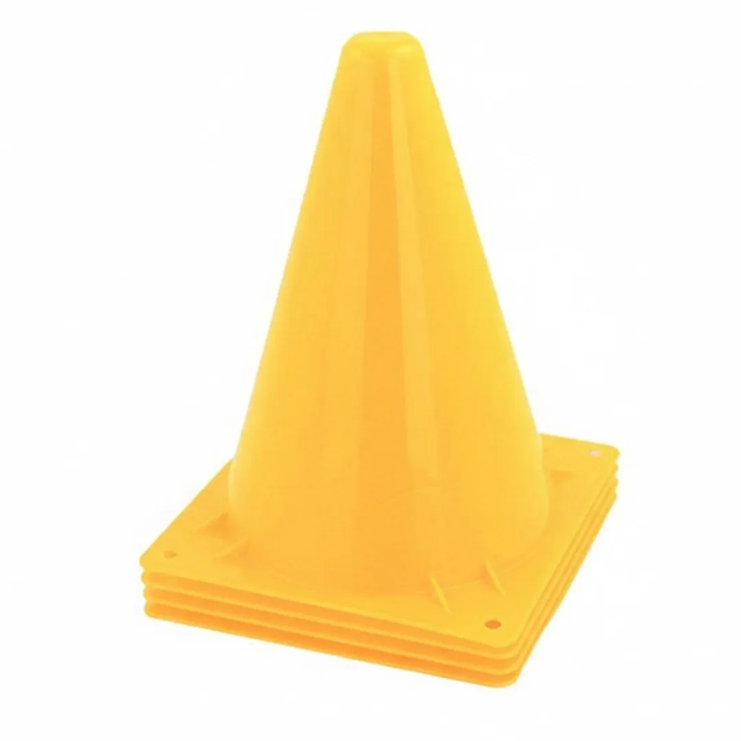 Jonotoys Sportvoetbal Pionnen Geel 20cm