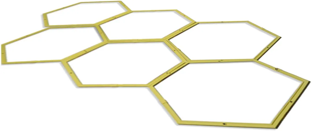 Dunlop Fitness-Hoepels 6 Stuks - Opvouwbaar - Geel/Zwart