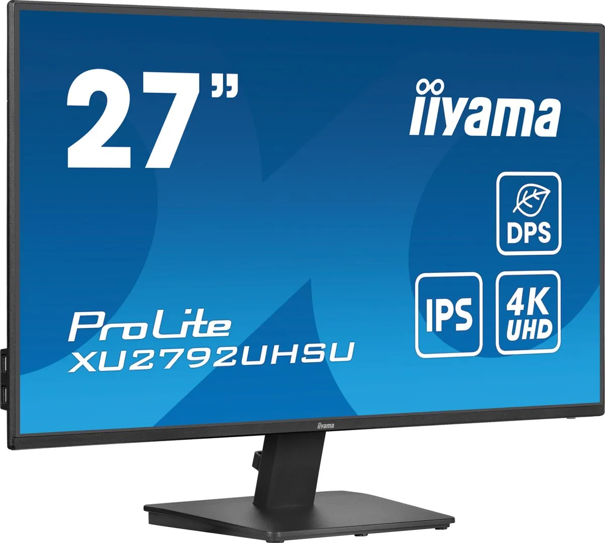 iiyama ProLite XU2792UHSU-B6 27 inch 4K IPS Monitor - USB-Hub 3x