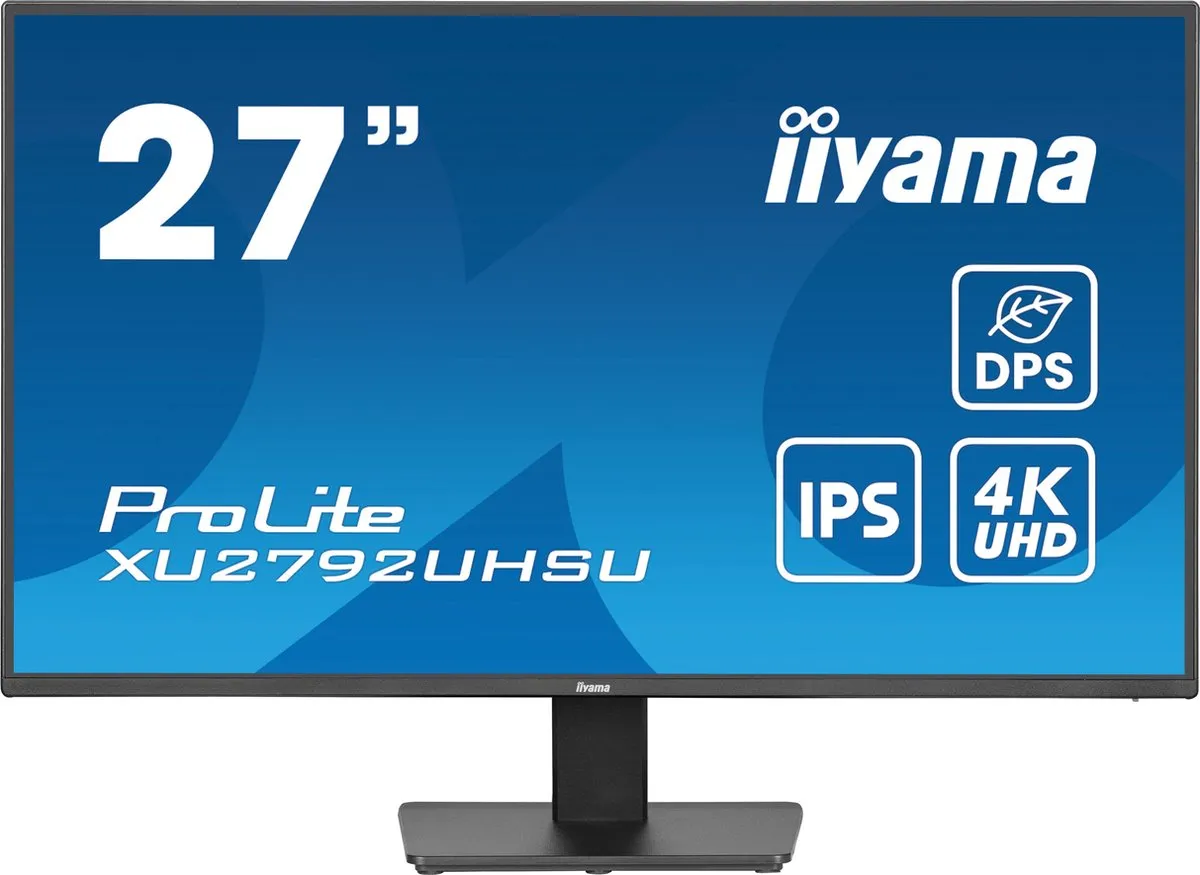 iiyama ProLite XU2792UHSU-B6 27 inch 4K IPS Monitor - USB-Hub 3x - afbeelding 6 van 6