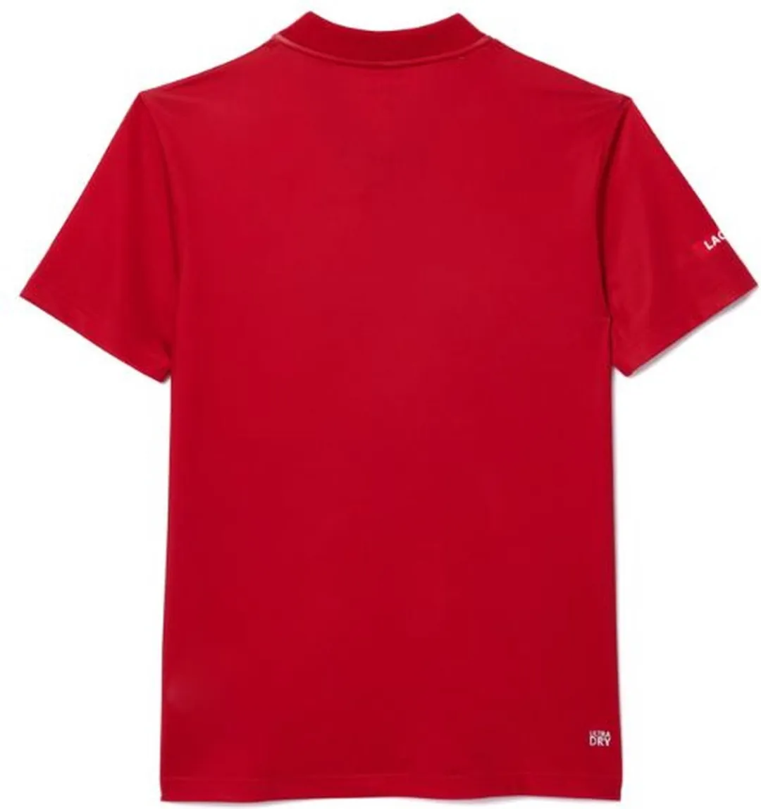 Lacoste Polo Shirt Sport Danill Medvedev - XL - Rood