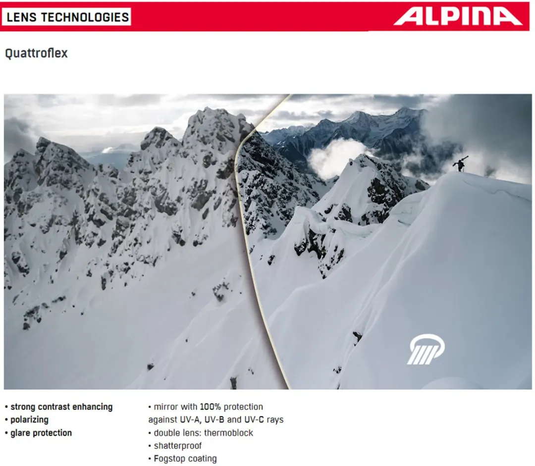 Alpina Arris Q OTG Skibril 2025 - Zwart Oranje