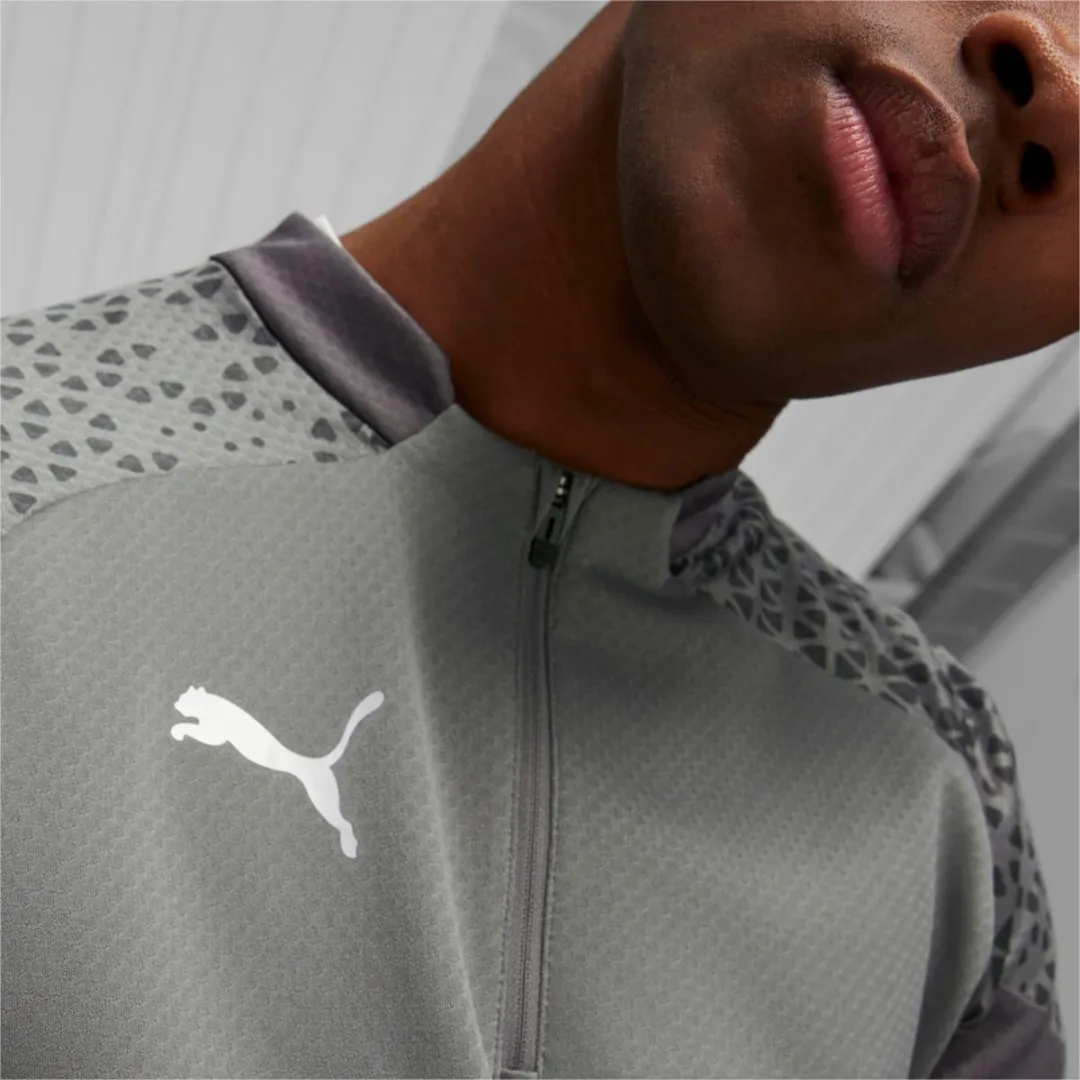 PUMA Team Cup Ziptop Heren - Grijs M