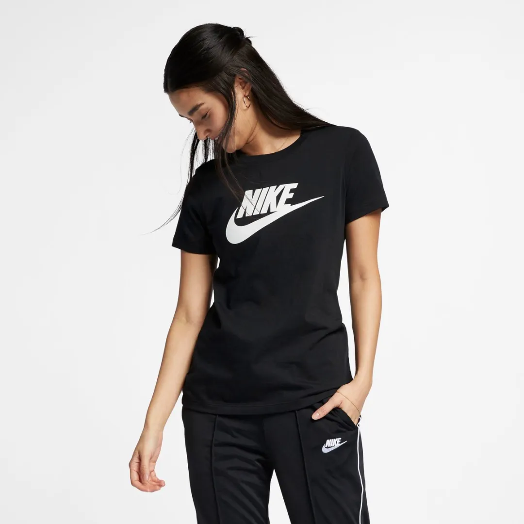 Nike Women’s Essential Icon Tanktop - XS - Zwart/Wit