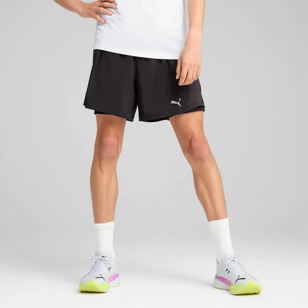 PUMA Run Velocity 2in1 Korte Broek - XS - Zwart