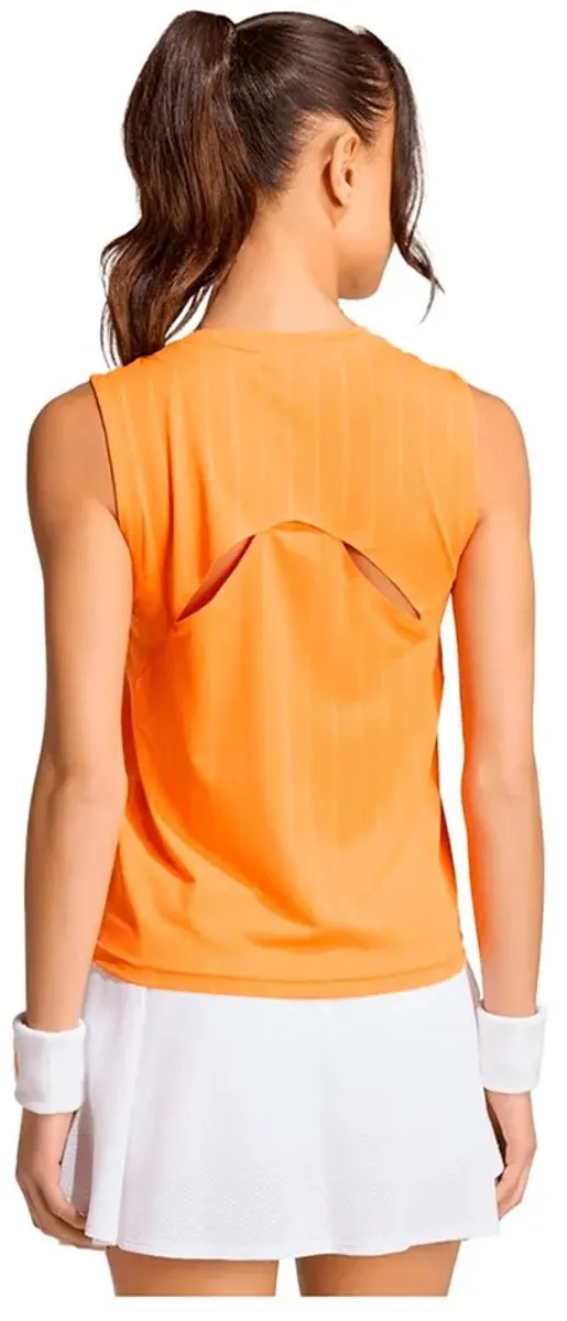 Adidas Tennis Pro Climacool+ Mouwloos T-shirt - Oranje S