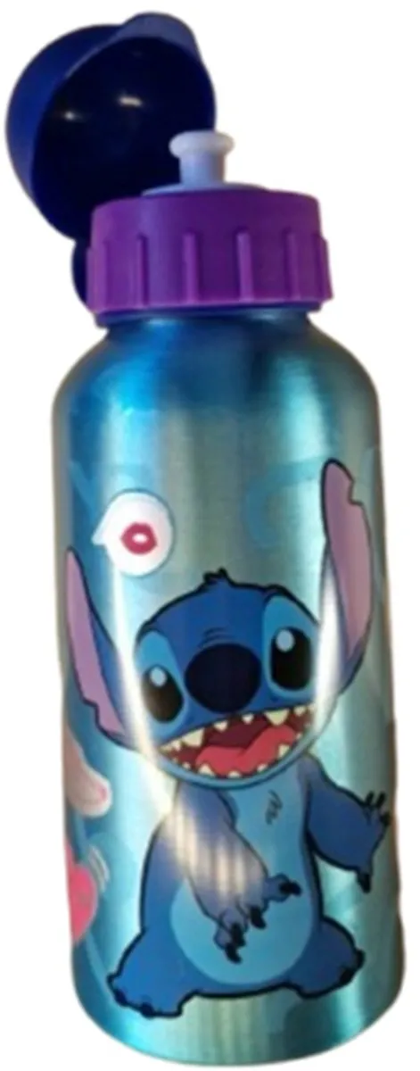 Disney Lilo en Stitch Bidon 300ml - Blauw Metallic